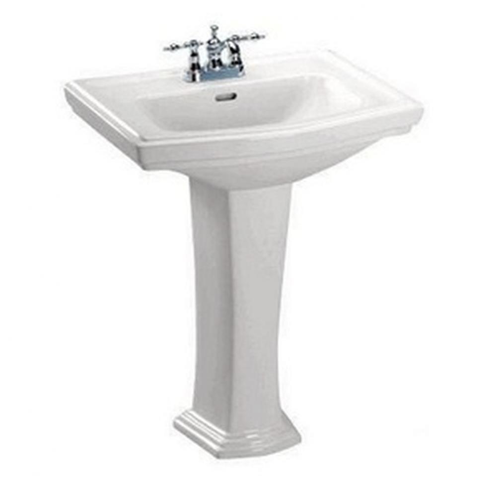 Clayton Pedestal Foot Colonial White