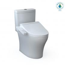 Toto MW4463074CEMGN#01 - TOTO®WASHLET+®  Aquia IV Two-Piece Elongated Dual Flush 1.28 and 0.9 GPF Toilet and WASH