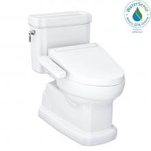 Toto MW9743074CEFG#01 - WASHLET®+ Eco Guinevere® Elongated 1.28 GPF Universal Height Toilet with C2 Bidet Seat,
