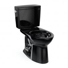 Toto CST776CSF#51 - Drake®  Two-Piece Elongated 1.6 GPF Universal Height TORNADO FLUSH® Toilet, Ebony