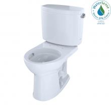 Toto CST453CEFRG#01 - Drake® II Two-Piece Round 1.28 GPF Universal Height Toilet with CEFIONTECT and Right-Hand Tri