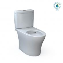 Toto CST446CEMGN#01 - TOTO Aquia IV Two-Piece Elongated Dual Flush 1.28 and 0.9 GPF Skirted Toilet with CEFIONTECT, Cott