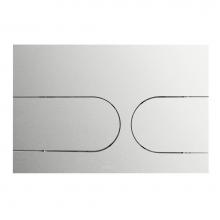 Toto YT970#SS - Dual Flush Round Push Button Plate for Select DuoFit In-Wall Tank Unit, Stainless Steel