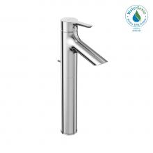 Toto TLS01307U#CP - LB Series 1.2 GPM Single Handle Bathroom Faucet for Vessel Sink with Drain Assembly, Polished Chro