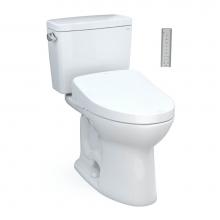 Toto MW7763056CSFG.10#01 - Toto® Drake® Washlet®+ Two-Piece Elongated 1.6 Gpf Universal Height Tornado Flush&#