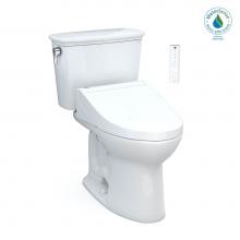 Toto MW7863084CEFG#01 - Drake® Transitional WASHLET®+ Two-Piece Elongated 1.28 GPF Universal Height TORNADO FLUS
