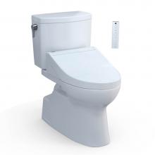 Toto MW4743084CUFG#01 - WASHLET+® Vespin® II 1G® Two-Piece Elongated 1.0 GPF Toilet and WASHLET+® C5 B