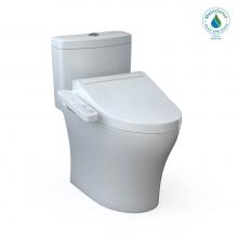 Toto MW6463074CEMFGN#01 - WASHLET®+ Aquia® IV One-Piece Elongated Dual Flush 1.28 and 0.9 GPF Toilet and WASHLET C