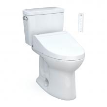 Toto MW7763084CSFG#01 - Drake® WASHLET®+ Two-Piece Elongated 1.6 GPF Universal Height TORNADO FLUSH® Toilet
