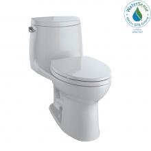 Toto MS604114CEFG#11 - UltraMax® II One-Piece Elongated 1.28 GPF Universal Height Toilet with CEFIONTECT, Colonial W
