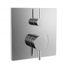 Toto TBV02802U#CP - Square Pressure Balance Valve with Diverter Trim, Polished Chrome