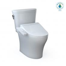 Toto MW4483074CEMFGN#01 - WASHLET®+ Aquia IV® Arc Two-Piece Elongated Dual Flush 1.28 and 0.9 GPF Toilet with C2 B