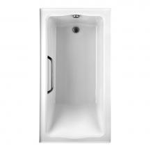 Toto ABY782Q#01YCP3 - ACRYLIC SOAKER CLAYTON 6032T3 COTTON CP GRAB BAR R DRAIN