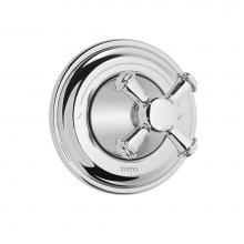 Toto TS220X#CP - Toto® Vivian™ Cross Handle Three-Way Diverter Trim With Off, Polished Chrome
