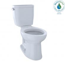 Toto CST244EF#01 - Toto® Entrada™ Two-Piece Elongated 1.28 Gpf Universal Height Toilet, Cotton White