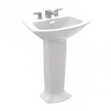 Toto LPT960#51 - SOIREE 30''PEDESTAL LAVATORY SINGLE HOLE/51 CHROME PLATED