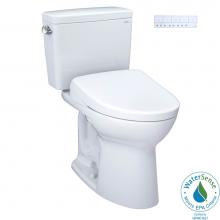 Toto MW7764726CEFGA#01 - Drake® WASHLET®+ Two-Piece Elongated 1.28 GPF Universal Height TORNADO FLUSH® Toile
