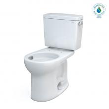 Toto CST775CEFRG#01 - Drake® Two-Piece Round 1.28 GPF Universal Height TORNADO FLUSH® Toilet with CEFIONTECT&#