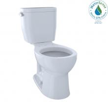 Toto CST243EF#01 - Entrada™ Two-Piece Round 1.28 GPF Universal Height Toilet, Cotton White