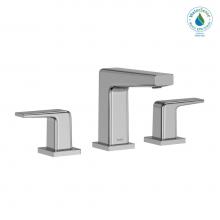 Toto TLG10201U#CP - GB Series 1.2 GPM Two Handle Widespread Bathroom Sink Faucet with Drain Assembly, Polished Chrome