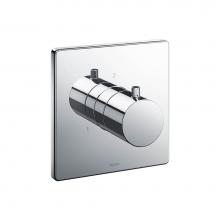 Toto TBV02104U#CP - Square Three-Way Diverter Shower Trim, Polished Chrome
