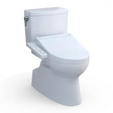Toto MW4743074CUFG#01 - WASHLET+® Vespin® II 1G® Two-Piece Elongated 1.0 GPF Toilet and WASHLET+® C2 B