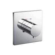 Toto TBV02401U#CP - Square Thermostatic Mixing Valve Shower Trim, Polished Chrome