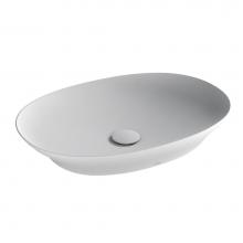 Toto LT474MT#CMW - Kiwami® Oval 24 Inch Vessel Bathroom Sink with CEFIONTECT®, CLEAN MATTE