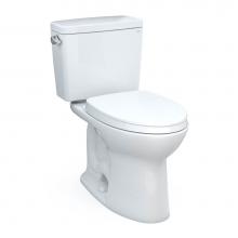 Toto MS776124CSFG#01 - Toto® Drake® Two-Piece Elongated 1.6 Gpf Universal Height Tornado Flush® Toilet Wit