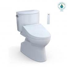 Toto MW4743084CEFG#01 - WASHLET+® Vespin® II Two-Piece Elongated 1.28 GPF Toilet and WASHLET+® C5 Bidet Sea