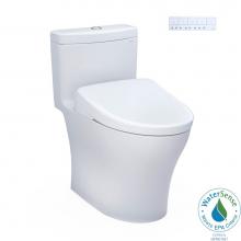 Toto MW6464726CEMFGNA#01 - WASHLET®+ Aquia® IV One-Piece Elongated Dual Flush 1.28 and 0.9 GPF Toilet with Auto Flu