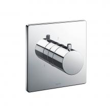 Toto TBV02103U#CP - Square Two-Way Diverter Shower Trim, Polished Chrome