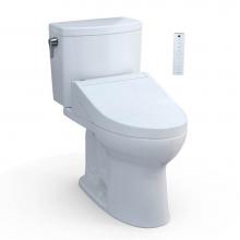 Toto MW4543084CUFG#01 - WASHLET+® Drake® II 1G® Two-Piece Elongated 1.0 GPF Toilet and WASHLET+® C5 Bi