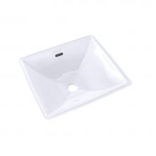 Toto LT624G#01 - Toto® Legato® Rectangular Undermount Bathroom Sink With Cefiontect, Cotton White
