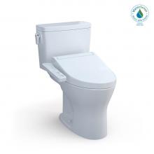 Toto MW7463074CEMFG.10#01 - Drake® WASHLET®+ Two-Piece Elongated Dual Flush 1.28 and 0.8 GPF Unv. Height with 10 Inc