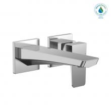 Toto TLG07307U#CP - GE 1.2 GPM Wall-Mount Single-Handle Bathroom Faucet with COMFORT GLIDE Technology, Polished Chrome