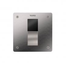Toto TET3GAR#SS - ECOPOWER® Touchless 1.6 GPF Toilet Flushometer Valve with 4 x 4 Inch Cover Plate, Stainless S