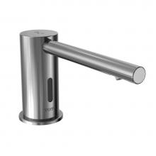 Toto TES202AB#CP - Round S Touchless Auto Foam Soap Dispenser Controller with 3 Liter Reservoir Tank and 2 Spouts, Po