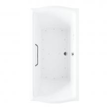 Toto ABR789T#01YCP - ACRYLIC AIRBATH CLAYTON 6636 COTTON CP GRAB BAR L BLOWER