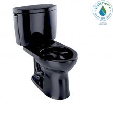Toto CST453CEF#51 - Drake® II Two-Piece Round 1.28 GPF Universal Height Toilet, Ebony