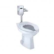 Toto CT705ULNX#01 - Rw Commercial Fl Mount El Bowl Ada Height Cotton