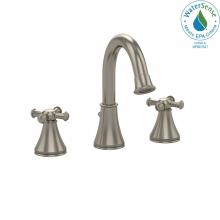 Toto TL220DDH12#BN - Vivian Alta® Two Cross Handle Widespread 1.2 GPM Bathroom Sink Faucet, Brushed Nickel