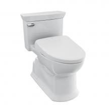Toto MW9644726CEFGA#01 - WASHLET®+ Soirée® Elongated 1.28 GPF Universal Height Toilet with Auto Flush S7 Bid