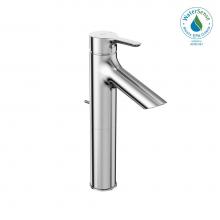 Toto TLS01304U#CP - LB Series 1.2 GPM Single Handle Bathroom Faucet for Semi-Vessel Sink with Drain Assembly, Polished
