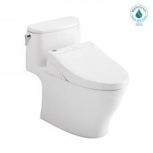Toto MW6423084CEFG#01 - WASHLET®+ Nexus® One-Piece Elongated 1.28 GPF Toilet and WASHLET C5 Bidet Seat, Cotton W