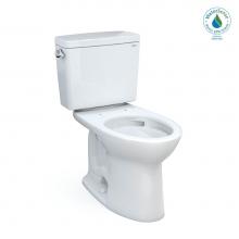 Toto CST776CEG#01 - Drake® Two-Piece Elongated 1.28 GPF TORNADO FLUSH® Toilet with CEFIONTECT®, Cotton