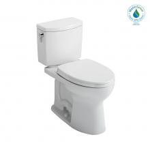 Toto MS454124CUFG#11 - Drake® II 1G® Two-Piece Elongated 1.0 GPF Universal Height Toilet with CEFIONTECT and SS
