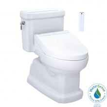 Toto MW9743084CEFG#01 - WASHLET®+ Eco Guinevere® Elongated 1.28 GPF Universal Height Toilet with C5 Bidet Seat,