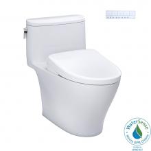 Toto MW6424726CUFGA#01 - WASHLET®+ Nexus® 1G® One-Piece Elongated 1.0 GPF Toilet with Auto Flush S7 Contempo