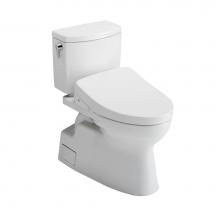 Toto MW4743046CUFGA#01 - WASHLET+® Vespin® II 1G® Two-Piece Elongated 1.0 GPF Toilet with Auto Flush WASHLET